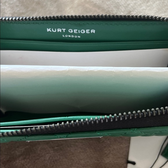 Kurt Geiger Emerald Quilted Wallet - Picture 5 of 9
